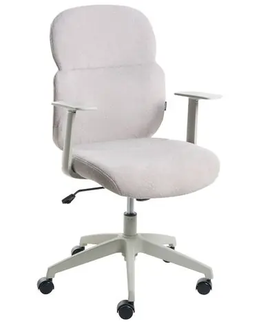 Silla de oficina LEXOR Tela Gris claro