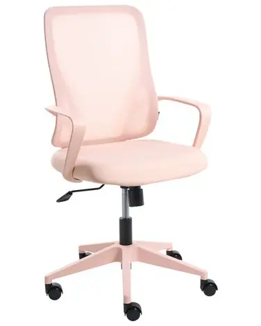 Silla de oficina LUMA Rosa pastel