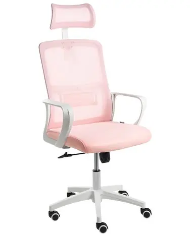 Office Chair MONARCH Pastel Pink - Home Office