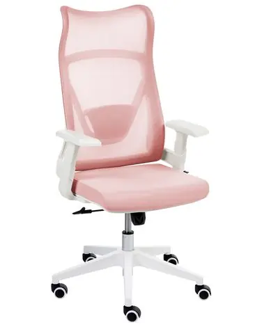 Silla de oficina BARD Rosa pastel