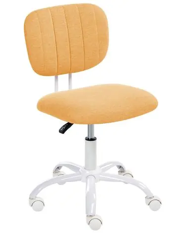 Desk Chair BUBBLY Fabric Orange - Home Office