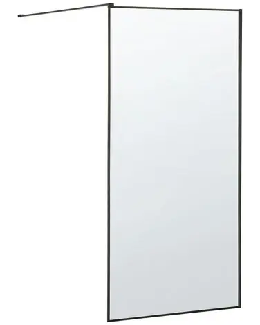 Mampara de ducha WASPAM II 100 x 190 cm Negro - Baño