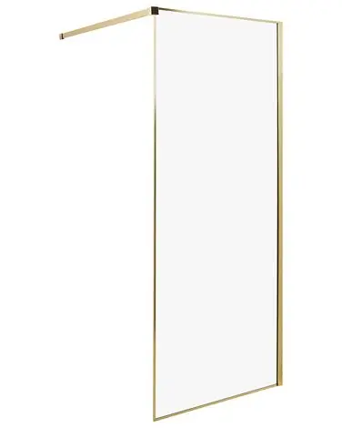 Mampara de ducha WASPAM 80 x 190 cm Dorado - Baño