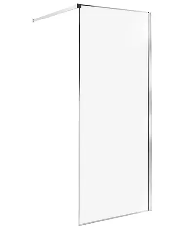 Mampara de ducha WASPAM 80 x 190 cm Plateado - Baño