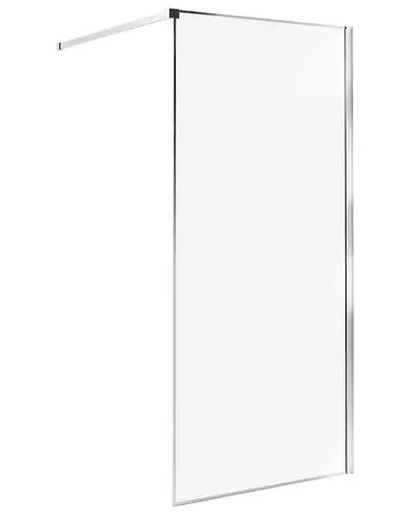 Mampara de ducha WASPAM 90 x 190 cm Plateado - Baño
