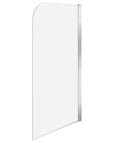 Mampara de ducha LAPAN 140 x 70 cm Plateado - Baño