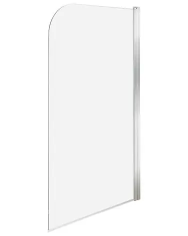 Mampara de ducha LAPAN 140 x 80 cm Plateado - Baño