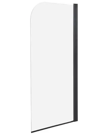 Mampara de ducha LAPAN 140 x 70 cm Negro - Baño