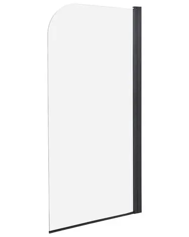 Mampara de ducha LAPAN 140 x 80 cm Negro - Baño