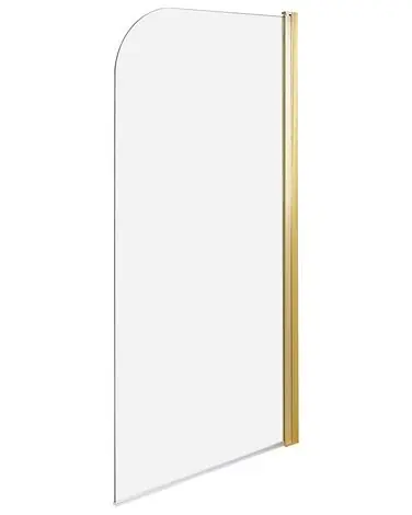 Mampara de ducha LAPAN 140 x 70 cm Dorado - Baño