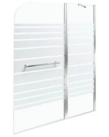 Mampara de ducha TUAPI 140 x 100 cm Plateado - Baño