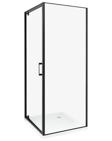 Cabina de ducha DARLI 70 x 70 x 185 cm Negro - Baño