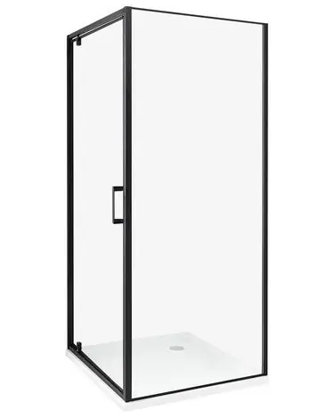 Cabina de ducha DARLI 80 x 80 x 185 cm Negro - Baño