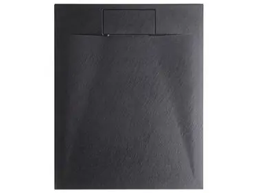 Plato de ducha AZZURRO 80 x 100 x 3 cm Negro - Baño