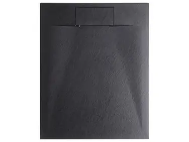 Plato de ducha AZZURRO 80 x 120 x 3 cm Negro - Baño