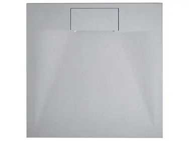 Plato de ducha AZZURRO 80 x 80 x 3 cm Gris - Baño