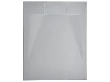Plato de ducha AZZURRO 80 x 100 x 3 cm Gris - Baño
