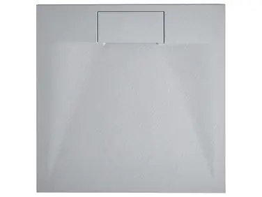 Plato de ducha AZZURRO 90 x 90 x 3 cm Gris - Baño