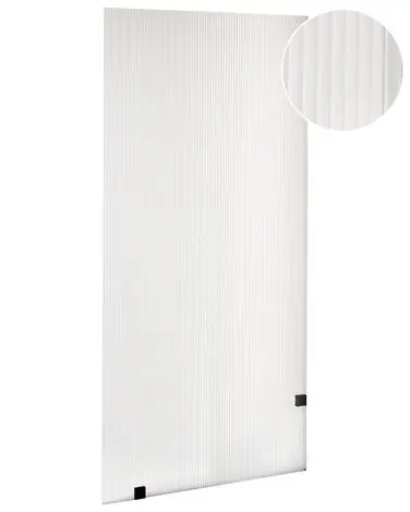 Mampara de ducha MAHUIDA 90 x 195 cm Transparente - Baño