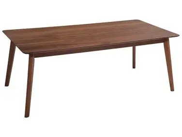 Mesa de comedor MADOX Nogal oscuro 200 cm 100 cm