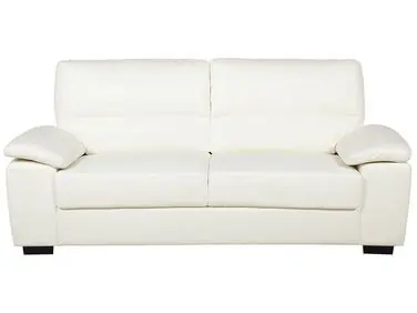 Sofa 3 Seater VOGAR Faux Leather Off-White