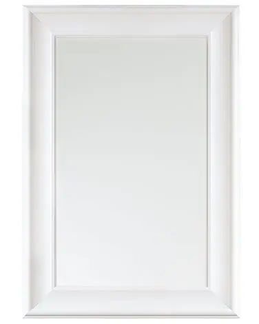 Wall Mirror LUNEL 60 cm 90 cm White - Home Accessories