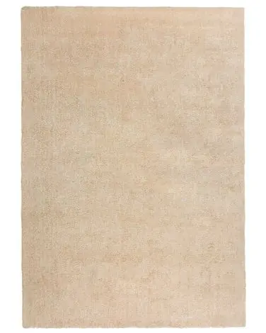 Alfombra de pelo largo DEMRE Beige 160 x 230 cm - Accesorios decorativos