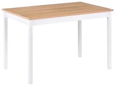Mesa de comedor HOUSTON Roble claro 125 cm 75 cm