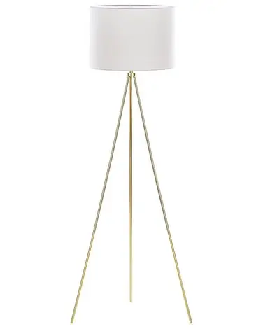 Lámpara de pie VISTULA Metal Dorado - Accesorios decorativos