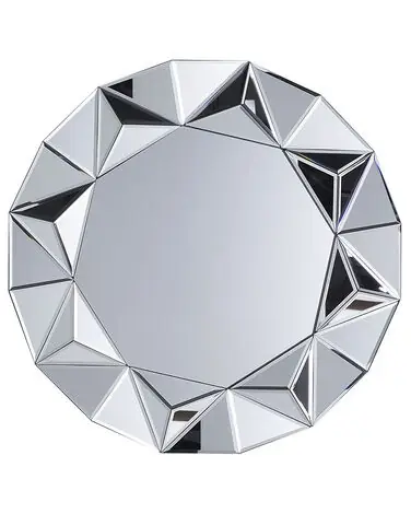 Espejo HABAY 70 cm 70 cm Plateado - Accesorios decorativos