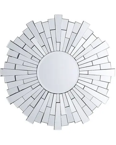 Wall Mirror VIRE 70 cm 70 cm Silver - Home Accessories