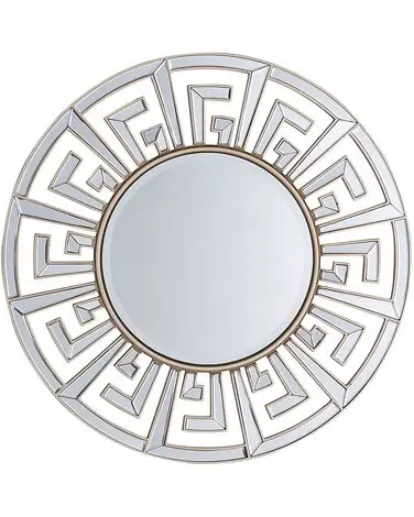 Espejo FLERS 70 cm 70 cm Metal Dorado - Accesorios decorativos
