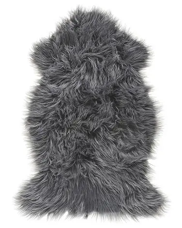 Alfombra de pelo sintético MUNGO Gris 63 x 95 cm - Accesorios decorativos