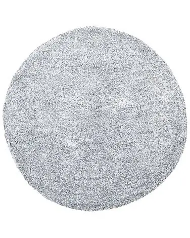 Alfombra de pelo largo DEMRE Gris ø 140 cm - Accesorios decorativos