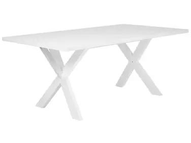 Mesa de comedor LISALA Blanco 180 cm 100 cm
