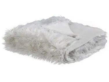 Bedspread DELICE 200 x 220 cm Light Grey - Home Accessories