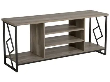 TV Stand FORRES Brown/ Black - Living Room