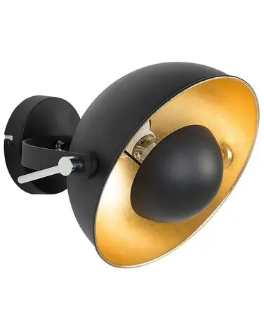 Lámpara de pared THAMES Negro Metal - Accesorios decorativos