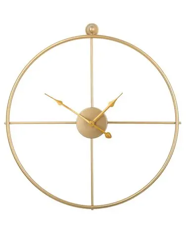 Reloj de pared ZUCHWIL 50 cm Metal Dorado - Accesorios decorativos