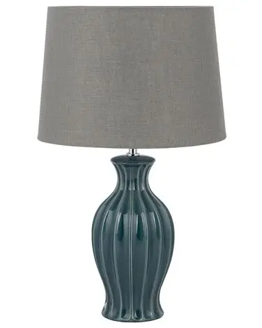 Lámpara de mesa SAMINA Cerámica Verde - Accesorios decorativos