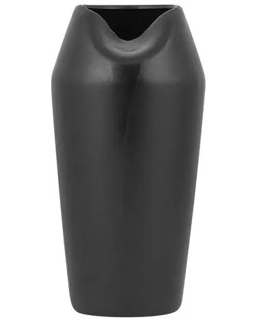 Jarrón decorativo APAMEA Gres 33 cm Negro - Accesorios decorativos