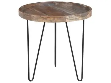 Mesa auxiliar BONDISS Madera Marrón oscuro - Sala de estar