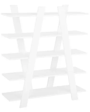 Estantería de 5 niveles ESCALANTE 116 cm Blanco - Sala de estar
