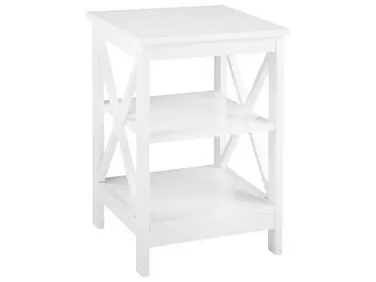 Mesa auxiliar FOSTER Blanco - Sala de estar