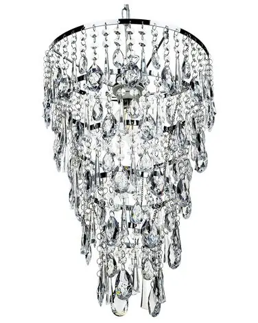 Chandelier ENTWASH Metal Silver - Home Accessories