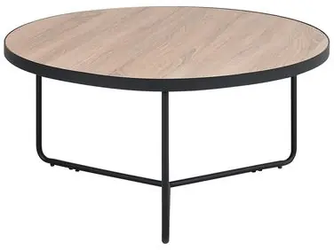 Mesa de centro MELODY Marrón claro - Sala de estar