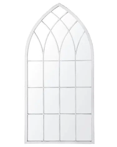 Wall Mirror CASSEL 50 cm 115 cm Metal Light Grey - Home Accessories