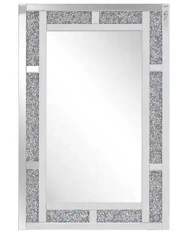 Wall Mirror AVRILLE 60 cm 90 cm Silver - Home Accessories