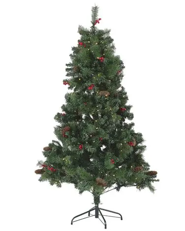Artificial Christmas Tree LED JACINTO 180 cm Dark Green