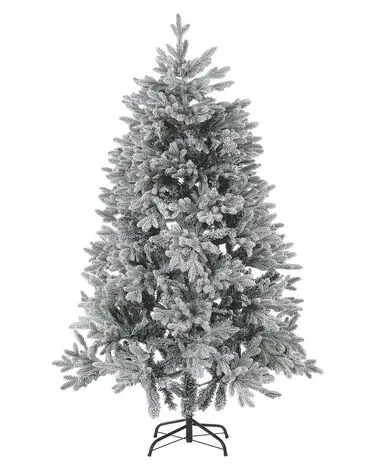 Artificial Snowy Christmas Tree FORAKER 180 cm White